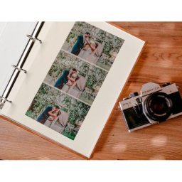 Album de Fotos, Album Fotografico, para Escribir y Pegar Fotografías,  Polaroid, Fuji Instax. Tapa Personalizable de Alta Calidad. 50 Paginas con  Hojas