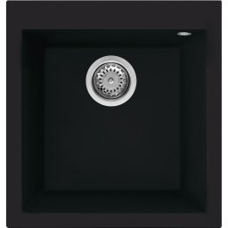 SMEG Fregadero sobre encimera VZ45N. Negro. Una cubeta. Medidas 210x470x500