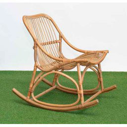 Mecedora Balancin Rattan Natural Jardin Serie Arismas