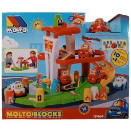 Estación de Bomberos Infantil con Coche Electrónico - Molto