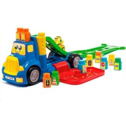 Camión Portacoches Infantil con Coche Electrónico Blocks - Molto
