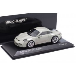 PORSCHE 911 (992) GT3 Touring 2021 Chalk Silver - Minichamps Escala 1:43 (410069600)