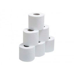 Papel secamanos dahi 2 capas celulosa gofrada 195 mm x 145 mt paquete de 6 rollos