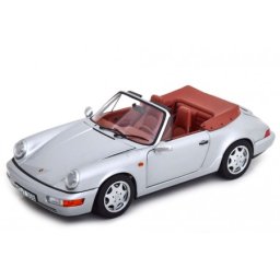 PORSCHE 911 (964) Carrera 2 Cabriolet 1990 Silver - Norev Escala 1:18 (187330)