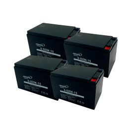 Kit de 4 Baterías de Tracción VT Industrial 6DZM15 48V 15Ah