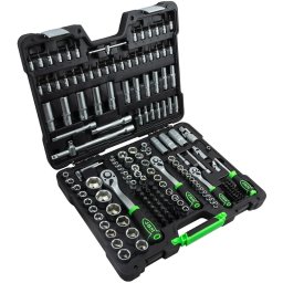 Caja de herramientas 179 piezas vasos hexagonales JBM 54035