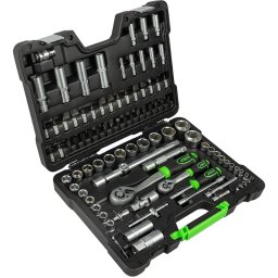 Caja de herramientas 94 piezas vasos hexagonales JBM 54038