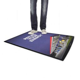 Alfombra publicitaria antideslizante
