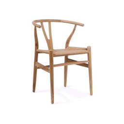 Sillon Comedor Diseño Madera Natural Teca Serie Tokio