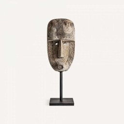 Figura Etnica Tallada Decoracion Serie Akataon