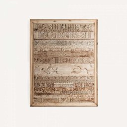Cuadro Decoracion Tallado Ornamental Natural Serie Gient