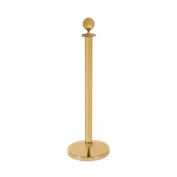 Poste dorado con bola