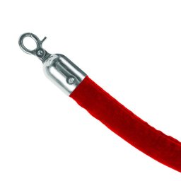 Cordón rojo liso para poste