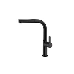 TEKA Grifo de cocina OVAL 938 NEGRO. 116020019. Negro. extraible. Sobre encimera