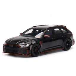 AUDI A6 RS6 ABT Avant C8 2021 Black - Top Speed Escala 1:18 (TS0445)