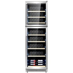 LA SOMMELIERE Vinoteca empotrable LA SOMELIERE MT166DP. Cíclico. Mas de 50 botellas