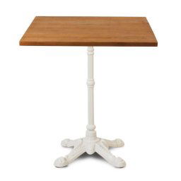 Mesa Hierro Fundido Blanca Clasica Terraza Serie Adiast