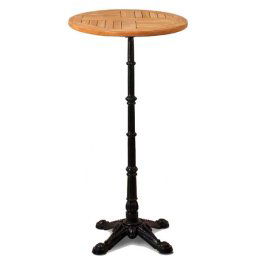 Mesa Velador Alta Hierro Fundido Clasica Negra Serie Adiast