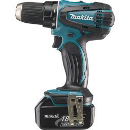 Taladro atornillador 2 baterías 18 V 13mm 4,0Ah 50 Nm Makita DDF456RME