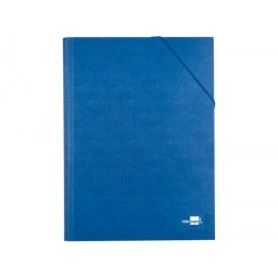 Carpeta clasificadora liderpapel 12 departamentos folio prolongado carton forrado azul