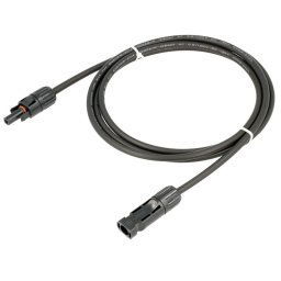 CONEXION PANEL SOLAR MACHO A HEMBRA NEGRO 6mm² 2m