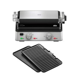 Braun El MultiGrill 7CG 7020 Negro/Acero inoxidable CG7020