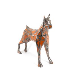 Figura Perro Metalico Color Desgastado Serie Animales