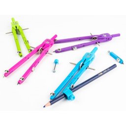 Compas liderpapel micrometrico con adaptador color