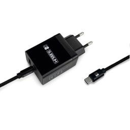 Subblim Cargador de Pared USB 2.4A + Cable USB-C Negro
