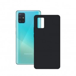 Ksix Funda Silk Negra para Samsung Galaxy A52 5G