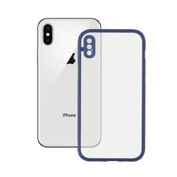 Ksix Funda Duo Soft Azul para iPhone X/XS