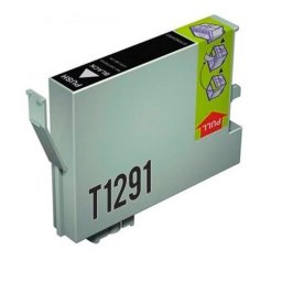 Inkpro Cartucho de Tinta Compatible con Epson T1291 Negro