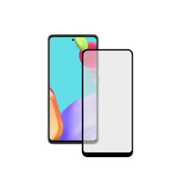 Ksix Cristal Templado 9H Full Glue 2.5D Borde Negro para Samsung Galaxy A52