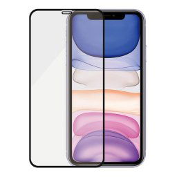 Panzer Glass Protector Cristal Templado Antibacteriano Negro para iPhone XR/11