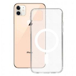 Ksix Funda Flex MagCharge Transparente para Apple iPhone 12 Mini