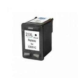 Inkpro Cartucho Tinta Compatible con HP N21XL Negro