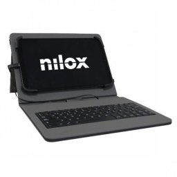 Nilox Funda Universal con Teclado Negra para Tablet hasta 10.1