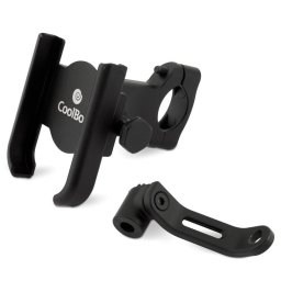 CoolBox Coolrider Soporte de Patinete/Bicicleta Giratorio para Smartphone Negro