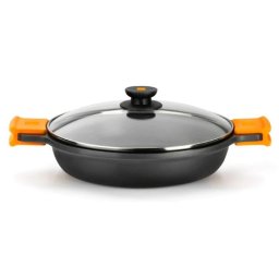 BRA Efficient Cacerola Baja Aluminio Fundido con Tapa 40cm