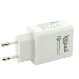 Iggual Cargador Doble USB Quickcharge 3.0 + Tipo-C PD 20W