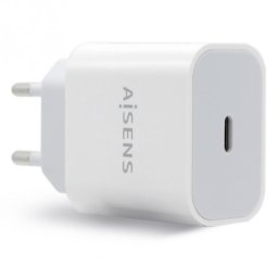 Aisens A110-0537 Cargador de Pared USB-C 20W Blanco