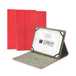 Subblim Clever Stand Funda Roja para Tablet de 10.1