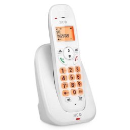 Teléfono Fijo Inalámbrico SPC Kairo Teclas Grandes Blanco