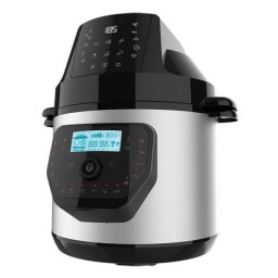 Cecotec GM H Deluxe Fry Olla Programable con Cabezal de Aire y Báscula 6L Acero Inoxidable