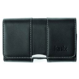 Ksix Tie Case Funda Horizontal Negra para Smartphone hasta 4,5