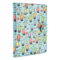 SilverHT Funda Universal Rotatory 360 Cactoos Green Metal para Tablets de 9" - 10.1