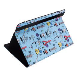 SilverHT Funda Universal Estampada Space Blue Metal para Tablet 9"-10.1