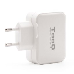 Tooq Cargador de Pared USB + USB-C 27W Blanco