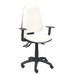 Piqueras y Crespo Elche S Similpiel Silla de Oficina Brazos Regulables Blanco