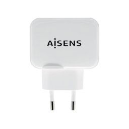 Aisens A110-0439 Cargador 2xUSB 2.0 17W Blanco